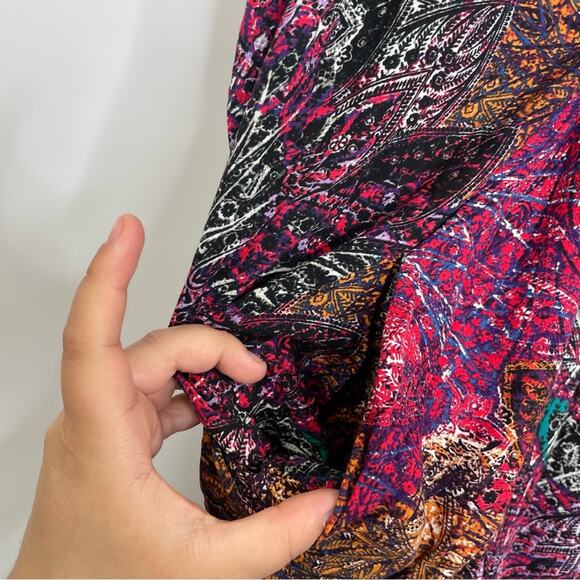 Anthropologie Edme & Esyllte Chromatique Shift Mini Boho Dress Medium - Picture 5 of 13